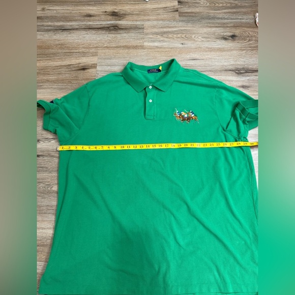Ralph Lauren Polo Mens 4XB Match Green Stampede TRIPLE PONY - Picture 10 of 10